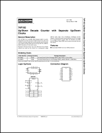 datasheet for 74F192PC by Fairchild Semiconductor