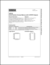 datasheet for 74F219SC by Fairchild Semiconductor
