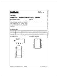 datasheet for 74F258ASJ by Fairchild Semiconductor
