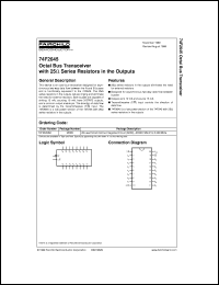 datasheet for 74F2645SCX by Fairchild Semiconductor
