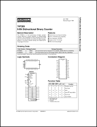 datasheet for 74F269SC by Fairchild Semiconductor