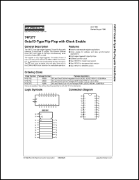 datasheet for 74F377SCX by Fairchild Semiconductor