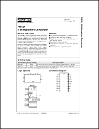 datasheet for 74F524SC by Fairchild Semiconductor