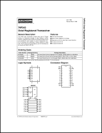 datasheet for 74F543MSA by Fairchild Semiconductor