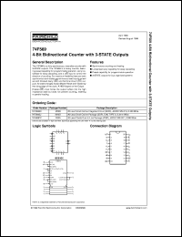 datasheet for 74F569SCX by Fairchild Semiconductor