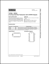 datasheet for 74F623PC by Fairchild Semiconductor