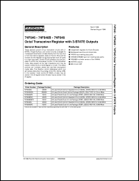 datasheet for 74F646BSCX by Fairchild Semiconductor