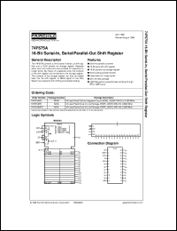 datasheet for 74F675APC by Fairchild Semiconductor