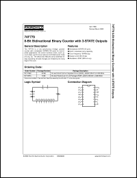 datasheet for 74F779SCX by Fairchild Semiconductor