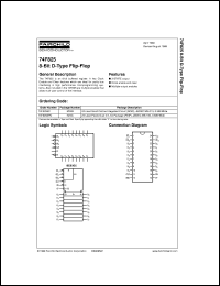 datasheet for 74F825SCX by Fairchild Semiconductor