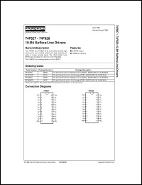 datasheet for 74F827SC by Fairchild Semiconductor