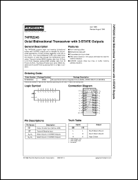datasheet for 74FR2245SCX by Fairchild Semiconductor