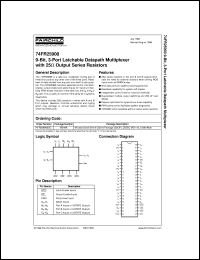 datasheet for 74FR25900SSCX by Fairchild Semiconductor