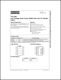 datasheet for 74LCX00MX by Fairchild Semiconductor