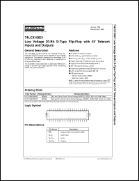 datasheet for 74LCX16821MEA by Fairchild Semiconductor