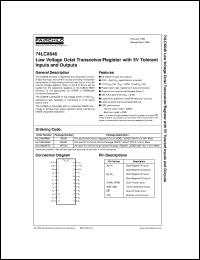 datasheet for 74LCX646WM by Fairchild Semiconductor