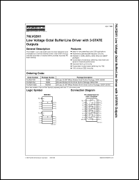 datasheet for 74LVQ241SCX by Fairchild Semiconductor
