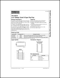 datasheet for 74LVQ273SC by Fairchild Semiconductor