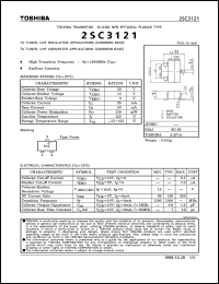 datasheet for 2SC3121 by Toshiba