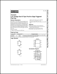 datasheet for 74LVQ74SC by Fairchild Semiconductor