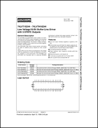 datasheet for 74LVT162244MEA by Fairchild Semiconductor