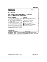 datasheet for 74LVTH16500MEA by Fairchild Semiconductor