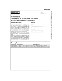 datasheet for 74LVTH16835MTD by Fairchild Semiconductor