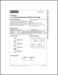 datasheet for 74LVX132MX by Fairchild Semiconductor