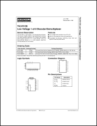 datasheet for 74LVX138M by Fairchild Semiconductor