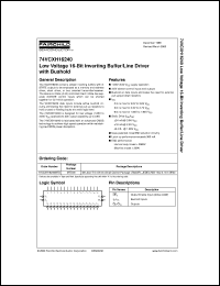 datasheet for 74VCXH16240MTDX by Fairchild Semiconductor