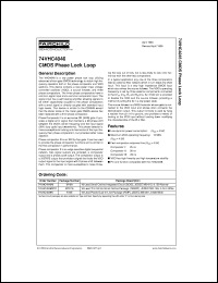 datasheet for 74VHC4046MX by Fairchild Semiconductor