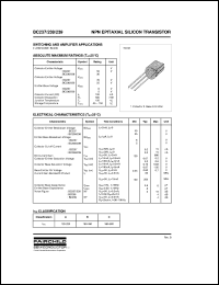datasheet for BC237 by Fairchild Semiconductor