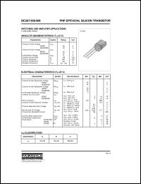 datasheet for BC308 by Fairchild Semiconductor