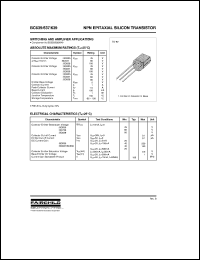 datasheet for BC637 by Fairchild Semiconductor