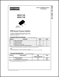 datasheet for BC81725 by Fairchild Semiconductor