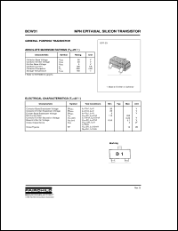 datasheet for BCW31 by Fairchild Semiconductor