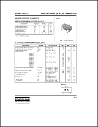 datasheet for BCW61A by Fairchild Semiconductor