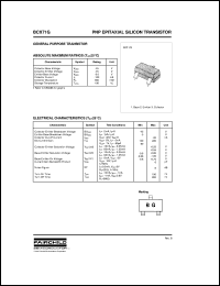 datasheet for BCX71G by Fairchild Semiconductor