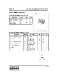 datasheet for BCX71K by Fairchild Semiconductor