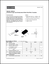 datasheet for BSS100 by Fairchild Semiconductor