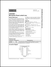 datasheet for CD4046BCM by Fairchild Semiconductor