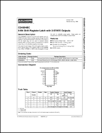 datasheet for CD4094BCWM by Fairchild Semiconductor