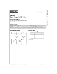 datasheet for DM7400N by Fairchild Semiconductor