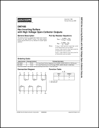 datasheet for DM7406M by Fairchild Semiconductor