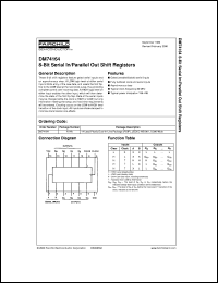 datasheet for DM74164CW by Fairchild Semiconductor