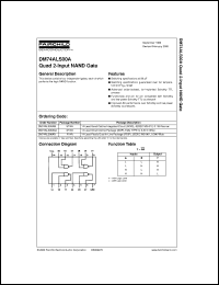 datasheet for DM74ALS00AMX by Fairchild Semiconductor