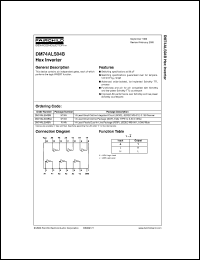 datasheet for DM74ALS04BN by Fairchild Semiconductor