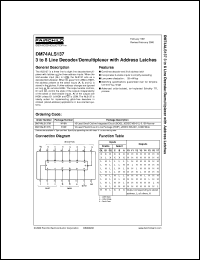 datasheet for DM74ALS137MX by Fairchild Semiconductor