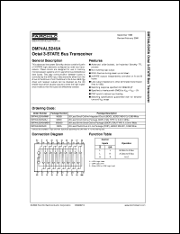 datasheet for DM74ALS245AMSAX by Fairchild Semiconductor