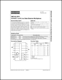 datasheet for DM74ALS251MX by Fairchild Semiconductor